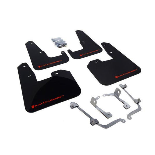 RallyArmor Polyurethane Mudflaps V2 | 2011-2014 Subaru WRX / 2008-2014 STi HATCH ONLY