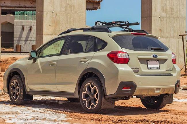 RallyArmor Mud Flaps | 2013-2017 Subaru XV Crosstrek (MF26-UR-BLK/GRY)