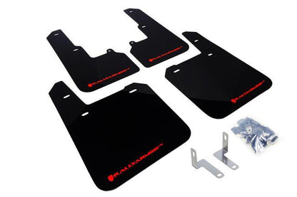 Subaru Outback 2015+ Direct Fit Mud Flaps by Rally Armor - Black/Red (MF36-UR-BLK/RD)