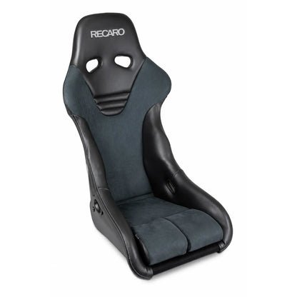 Recaro RS-G Bucket Seat - Black Leather/Grey Alcantara