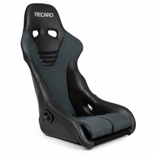 Recaro NA-081.20.856 FITS: RS-G Motorsport Seat Black Leather/Grey Alcantara (4/