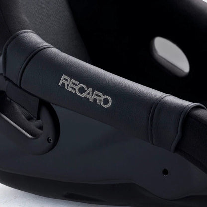 Recaro JDM Side Protector - Artificial Leather Black / Silver Logo - WheelFlip