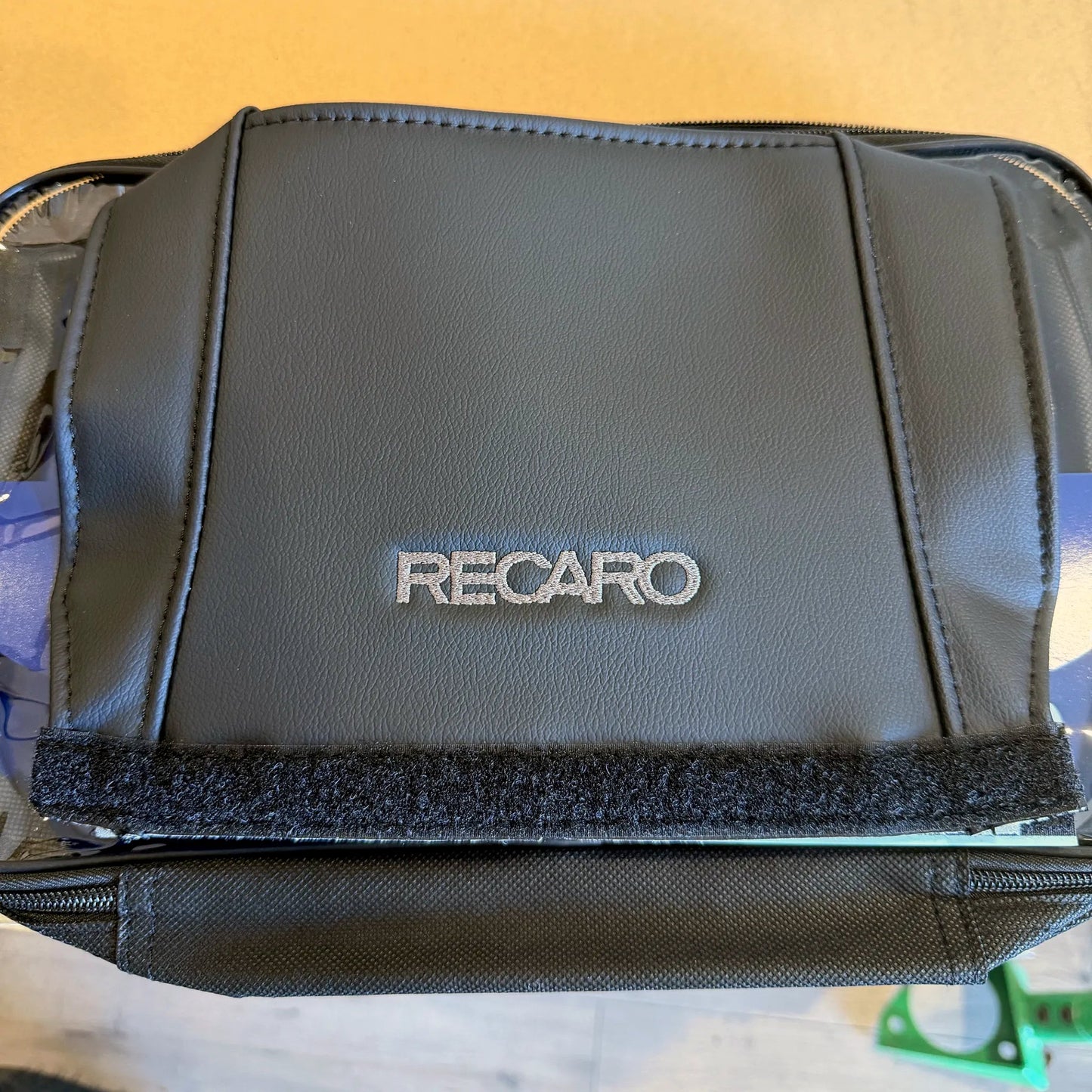 Recaro JDM Side Protector - Artificial Leather Black / Silver Logo - WheelFlip