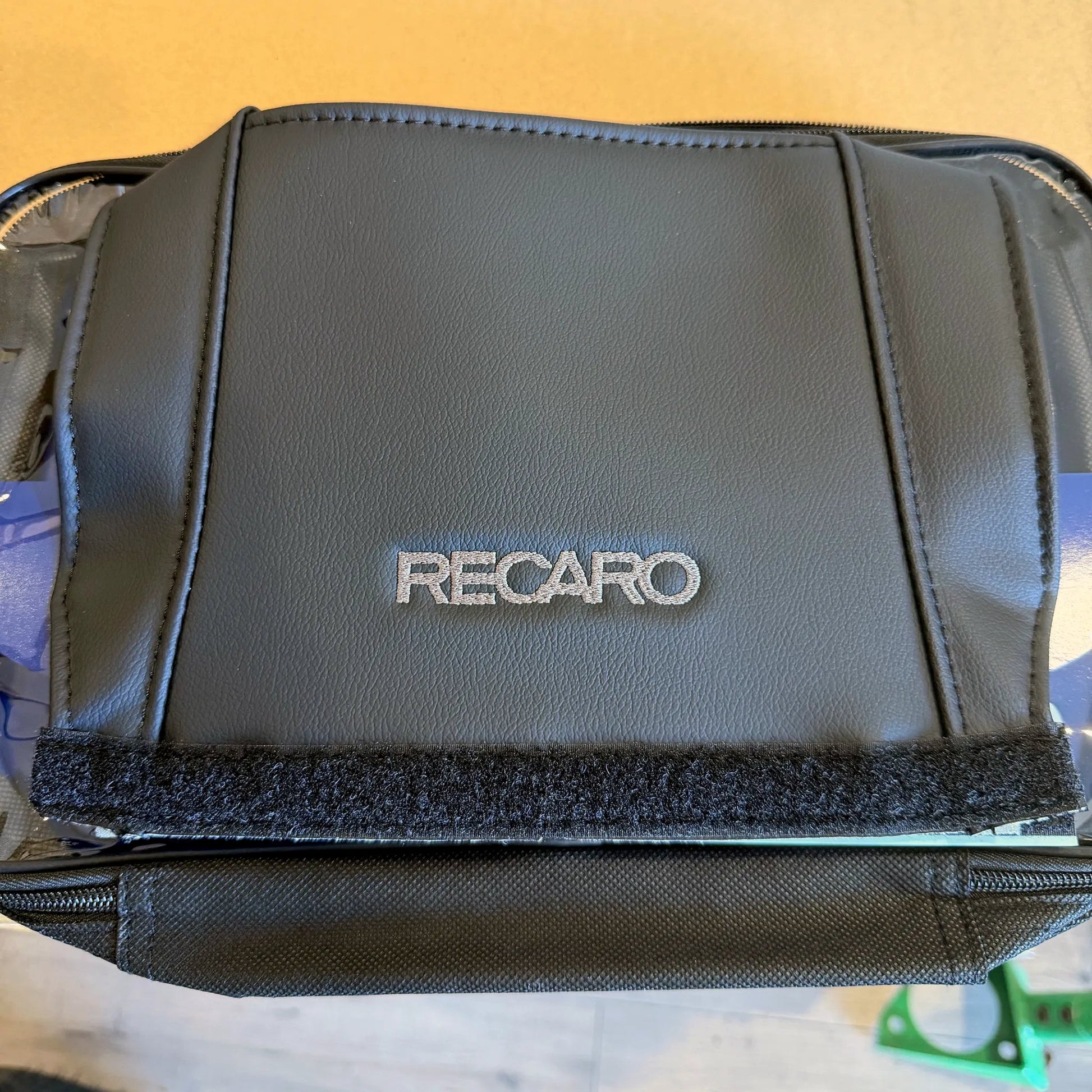 Recaro JDM Side Protector - Artificial Leather Black / Silver Logo - WheelFlip