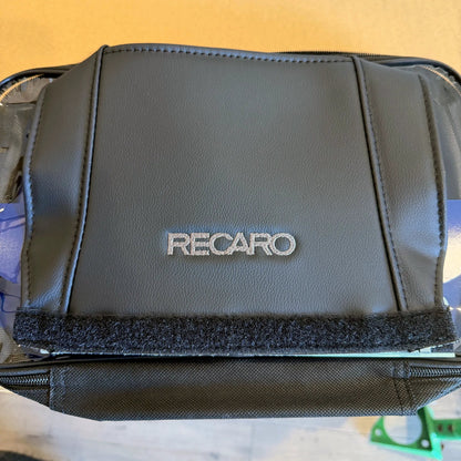 Recaro JDM Side Protector - Artificial Leather Black / Silver Logo - WheelFlip
