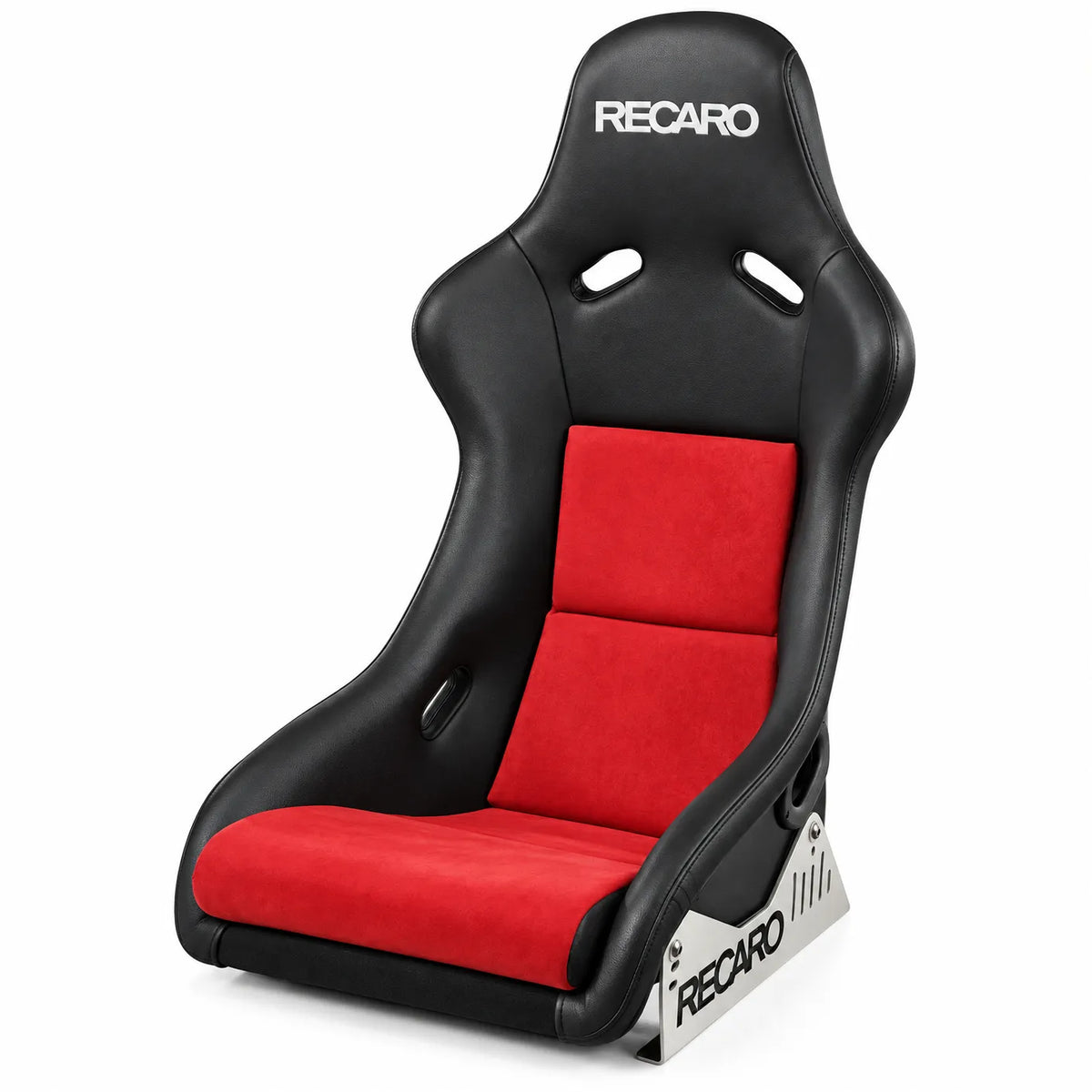 Recaro Pole Position ABE - Artificial Leather Black / Dinamica Red