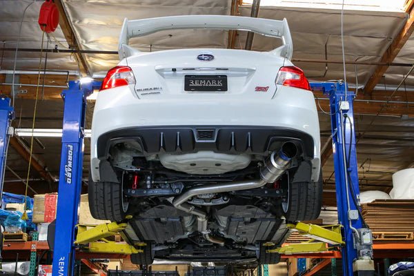 Remark 15-21 Subaru WRX STI R1 Spec Cat-Back Exhaust Single Exit - Full Titanium (Resonated)