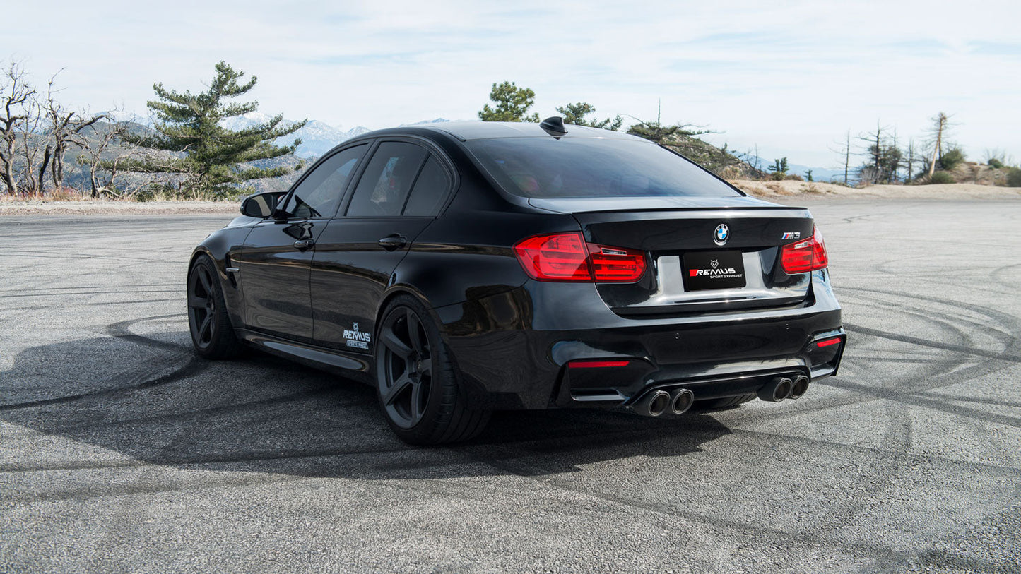 Remus 089014 0500 0046 98CR Axle Back Exhaust for BMW M3 F80 3.0L S55B30