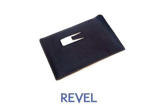 Revel GT Design Carbon Style Glove Box Scuff Protector w/ Silver Stitch | 2022+ Subaru BRZ / Toyota GR86
