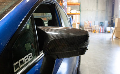 Revel GT Dry Carbon Complete Side M-Style Mirror Cover Set | 2015-2021 Subaru WRX / STI