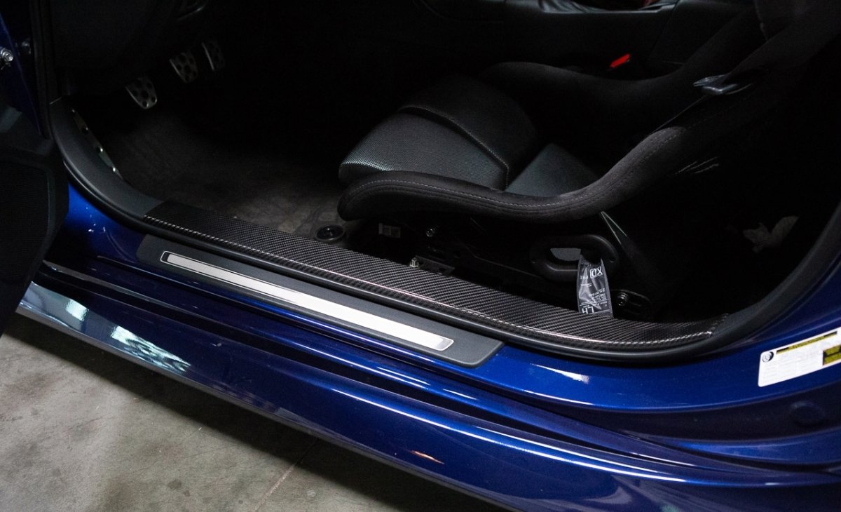 Revel GT Dry Carbon Scuff Plate Cover | 2022+ Subaru BRZ / Toyota GR86