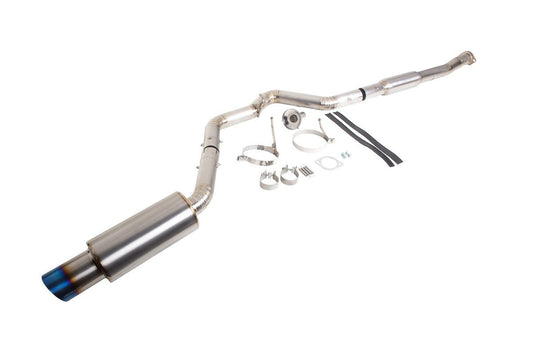 Revel x Tanabe Medallion Ultra Ti Single Exit Titanium Catback Exhaust | 2011-2021 Subaru WRX / 2008-2021 STI Sedan