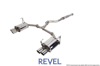 Revel Touring-S Cat Back w/ Polished Stainless Tips | 2022-2024 Subaru WRX