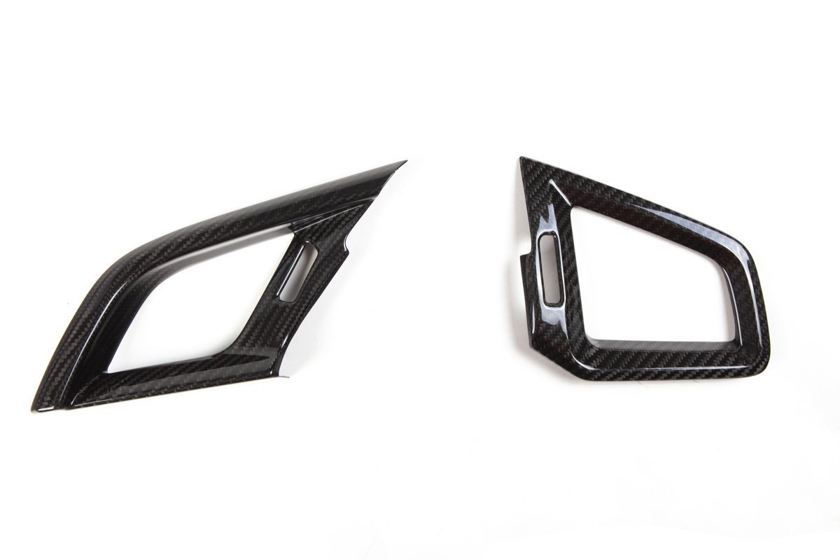 Revel GT Dry Carbon A/C Vent Cover (Left & Right) | 2016-2021 Honda Civic (1TR4GT0AH02)