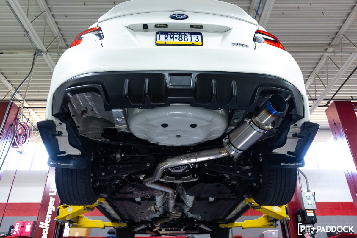 Revel x Tanabe Medallion Ultra Ti Single Exit Titanium Catback Exhaust | 2011-2021 Subaru WRX / 2008-2021 STI Sedan