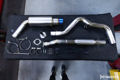 Revel x Tanabe Medallion Ultra Ti Single Exit Titanium Catback Exhaust | 2011-2021 Subaru WRX / 2008-2021 STI Sedan