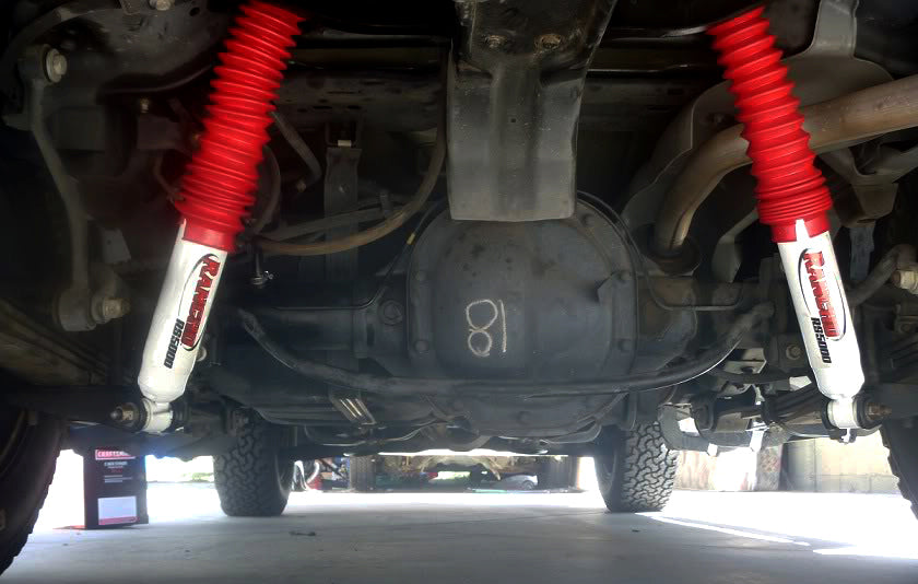 Rancho RS5000X Gas Shocks Set - 2006-2008 Dodge Ram 1500 4WD Mega Cab