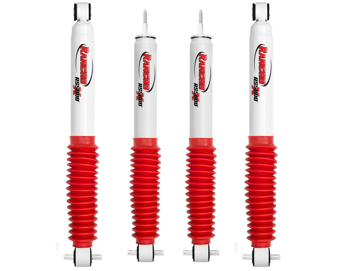 Rancho RS5000X Gas Shocks Set w/0" lift - 1998-2011 Ford Ranger RWD w/Coils