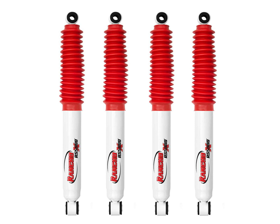 Rancho RS5000X Gas Shocks Set w/0" lift - 2004-2009 Dodge Durango 4WD RWD