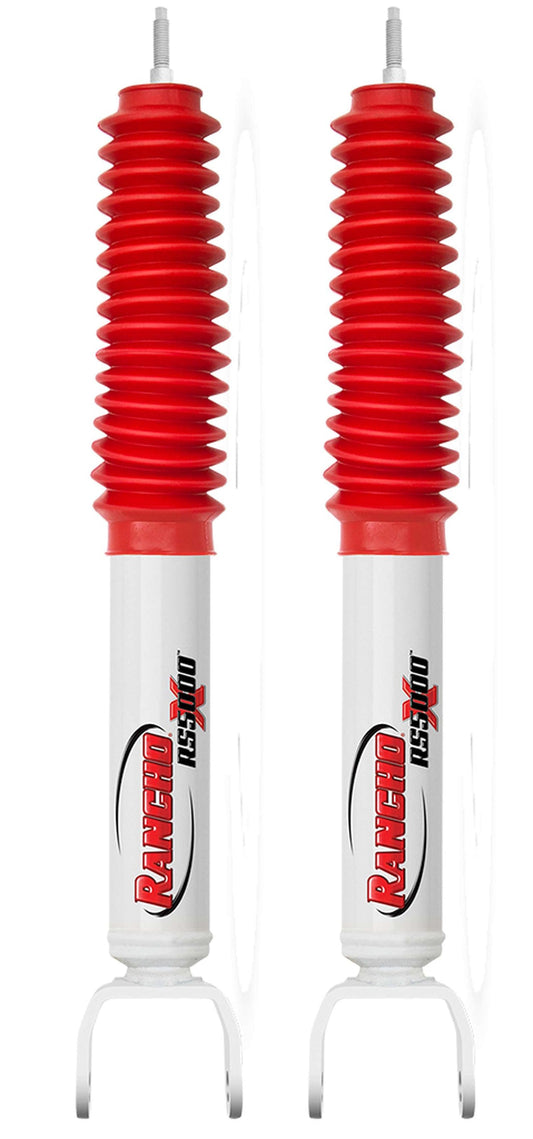 Rancho RS5000X Gas Shocks Front Pair w/4" lift - 2007-2013 GMC Sierra 1500 4WD