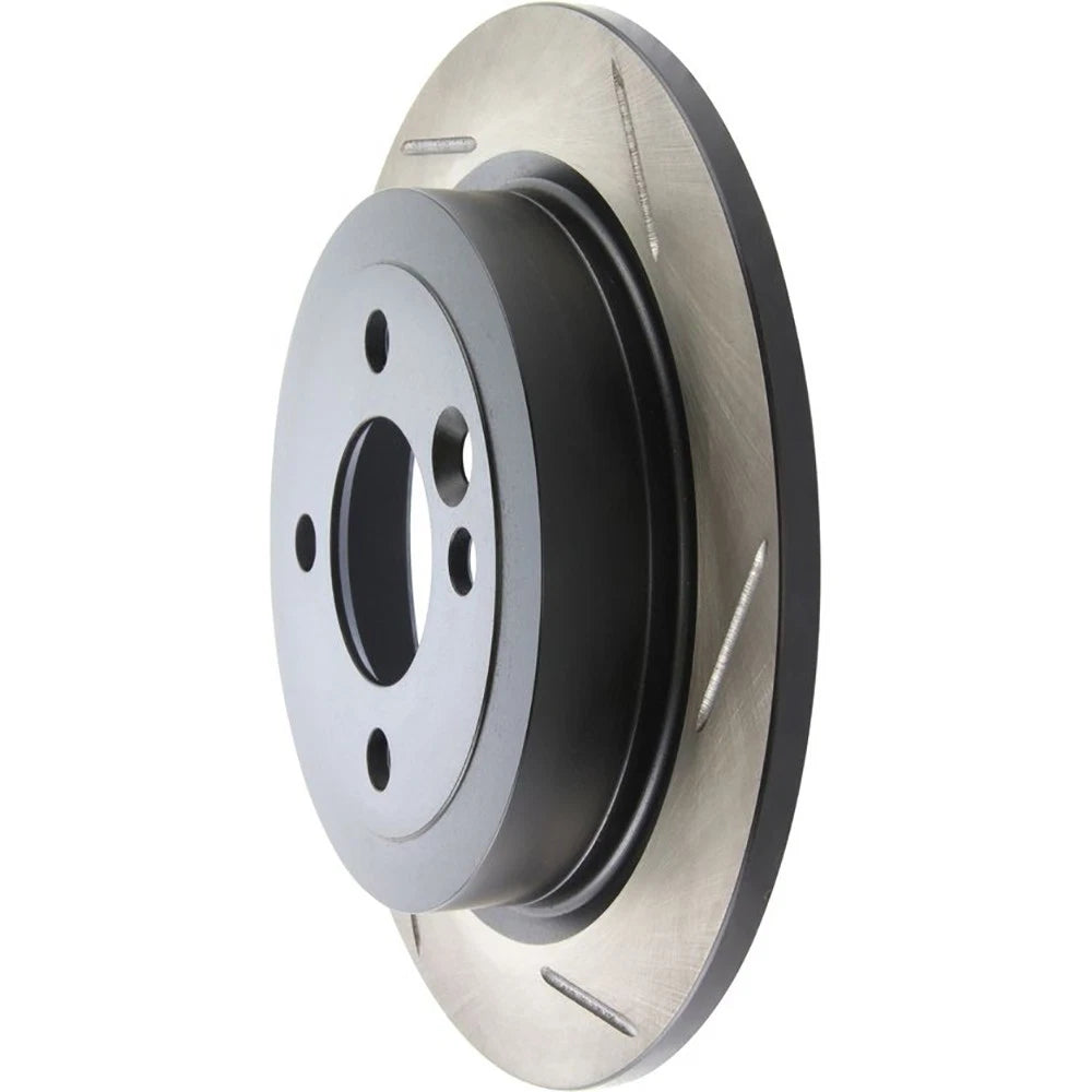 StopTech 126.34066SL Rear Left Slotted Brake Disc Rotor for 2002-06 Mini Cooper