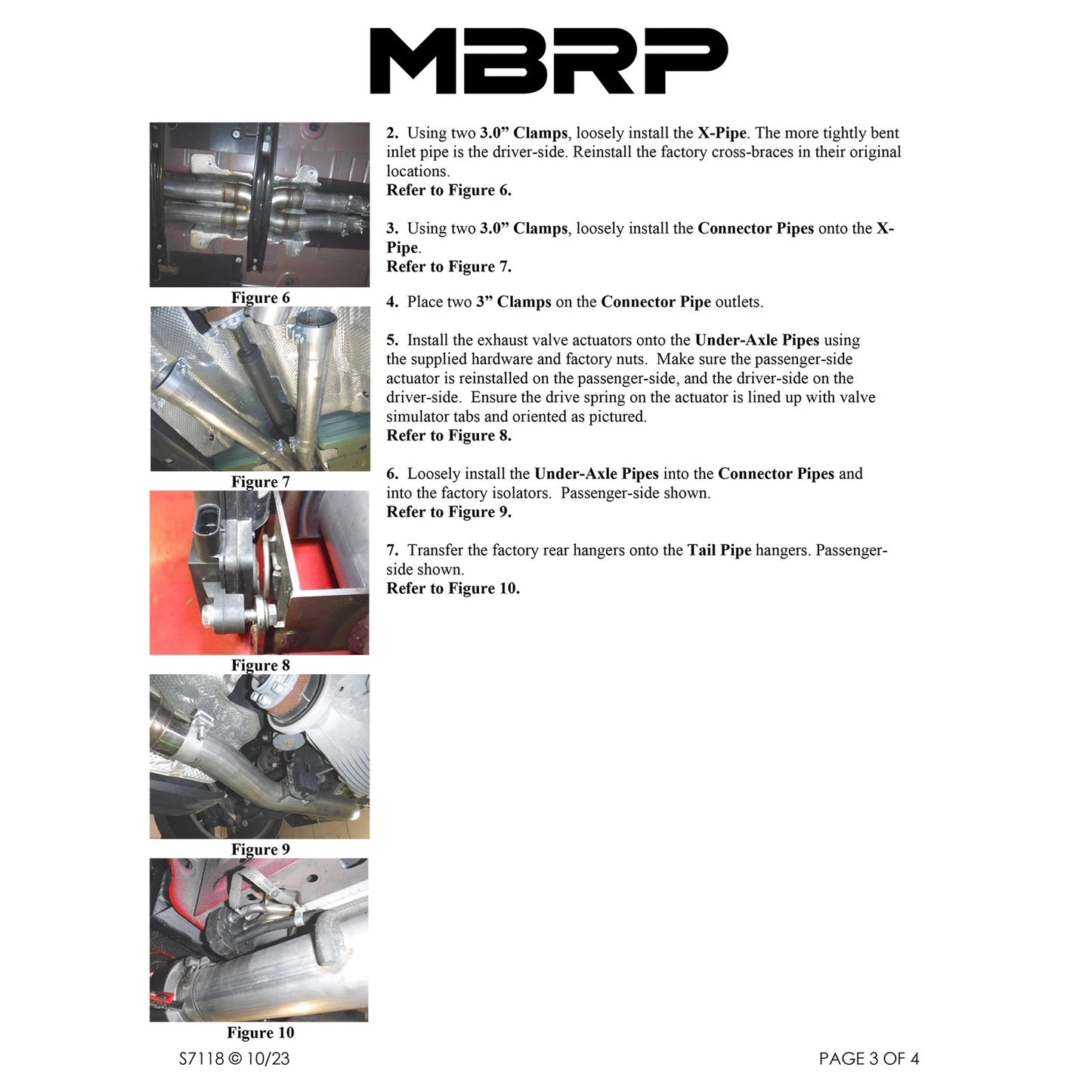 MBRP 3in Race Alum Steel Cat-Back Exhaust Dodge Charger 17-21 (S7118AL)