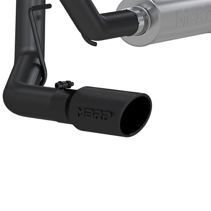 MBRP 3in Cat-Back Single Side Exit Black Exhaust System | Ford F-150 5.0L (15-20) (S5256BLK)