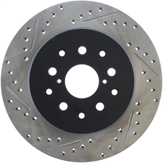 StopTech 127.44105R Rear Right Drilled Slotted Disc Brake Rotor for 93-98 Supra