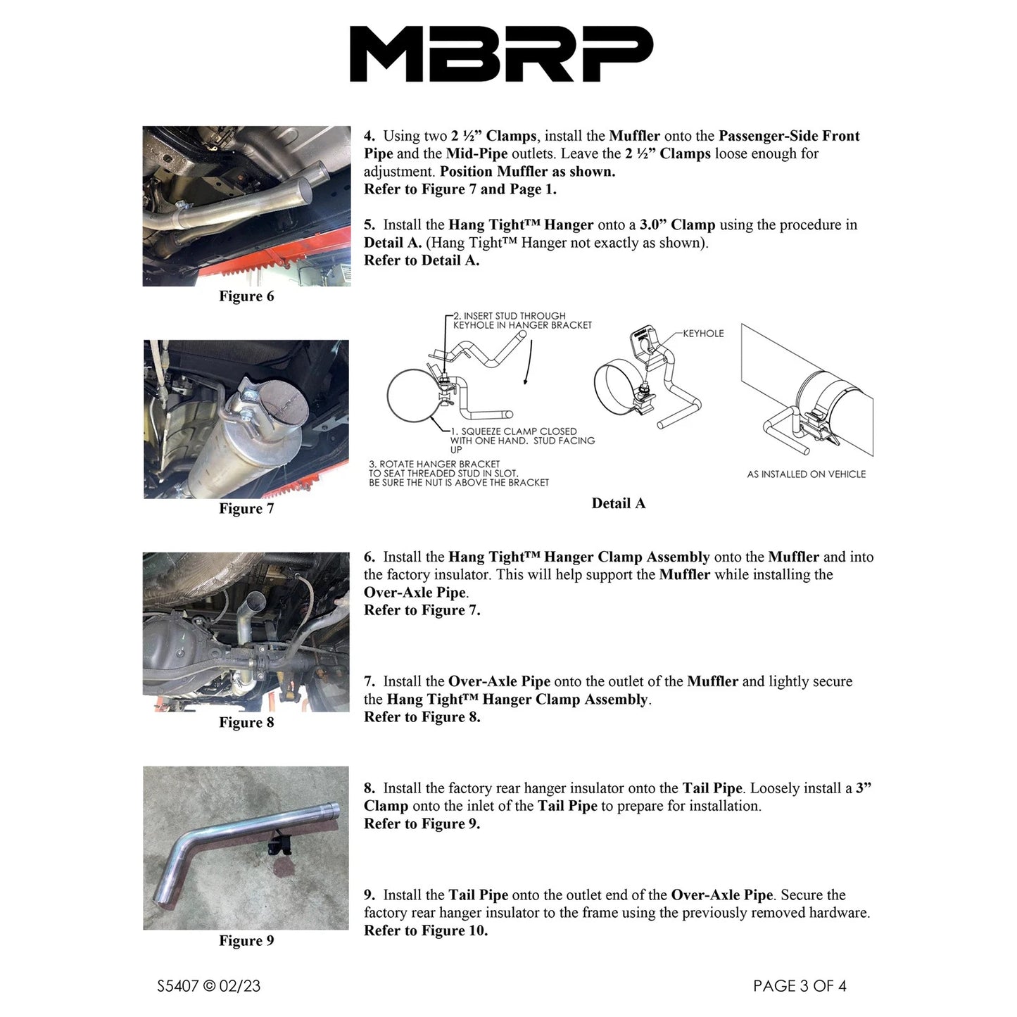 MBRP 3in Tip 3in Cat Back Single Side Exit Street Profile | Nissan Frontier (22-23) (S5407304)
