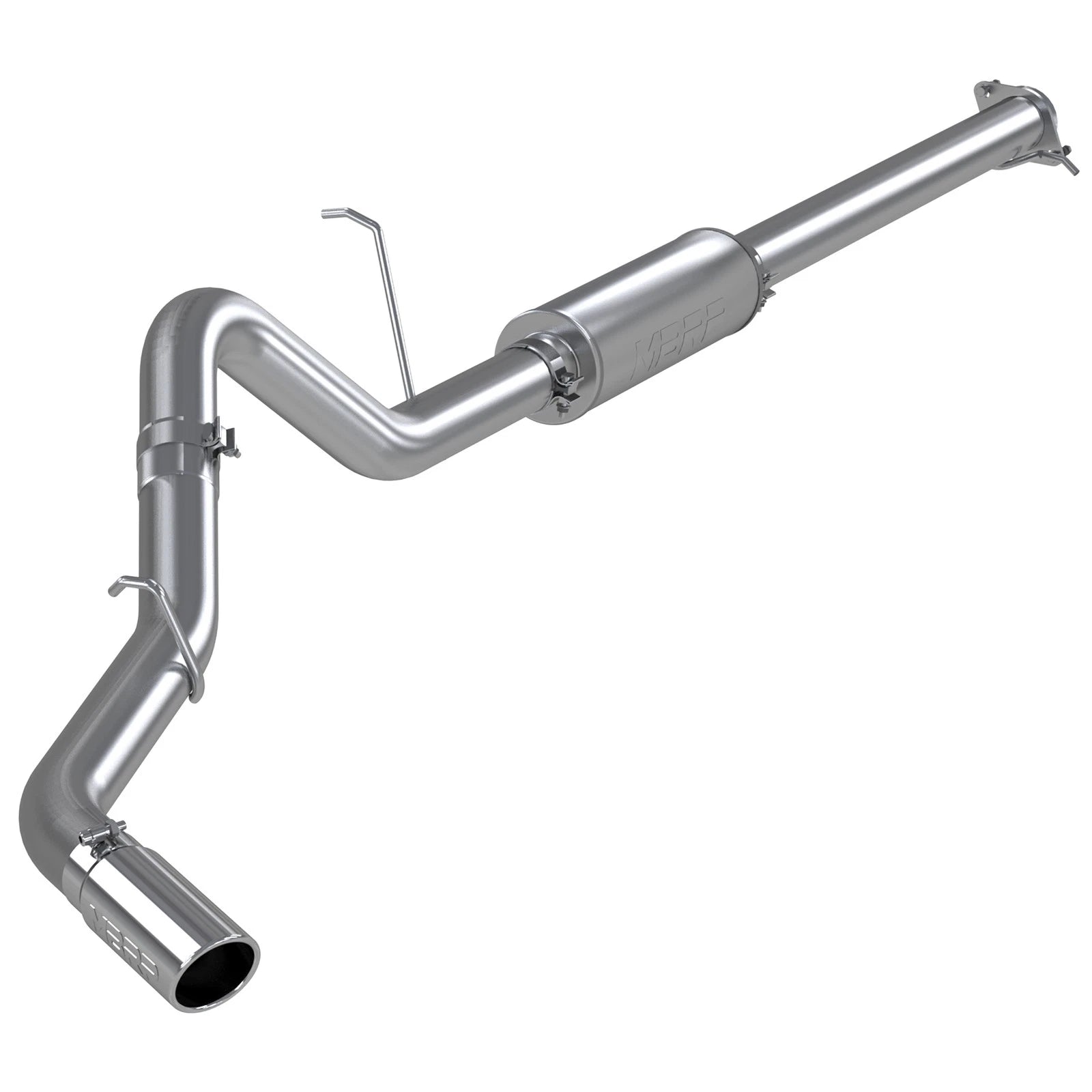 MBRP 3.5in Alum Cat-Back Single Side Exit Exhaust | Chevy/GMC 2500HD 6.0L V8 (11-19) (S5076AL)