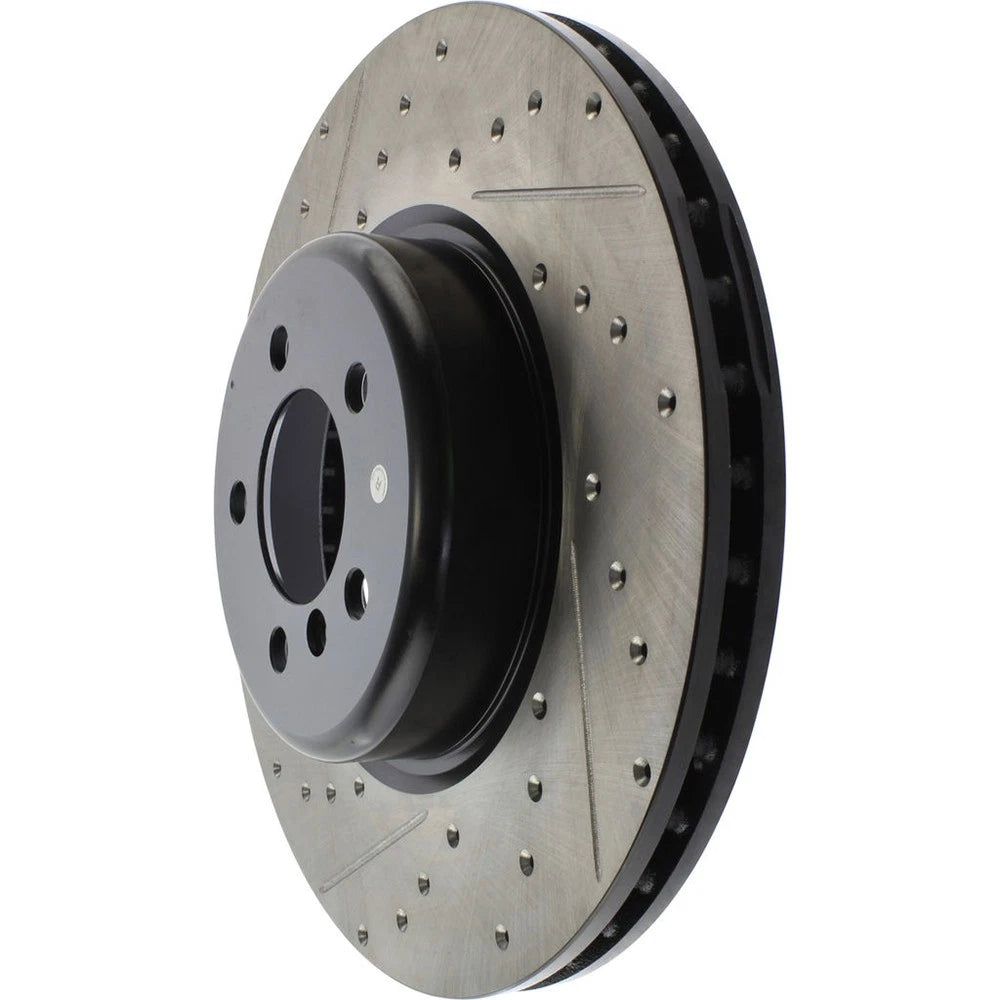 StopTech 127.34144R Front Right Drilled Brake Rotor for 13-16 335i / 17-20 440i