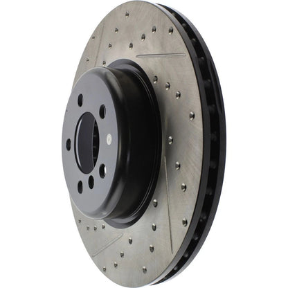 StopTech 127.34144R Front Right Drilled Brake Rotor for 13-16 335i / 17-20 440i