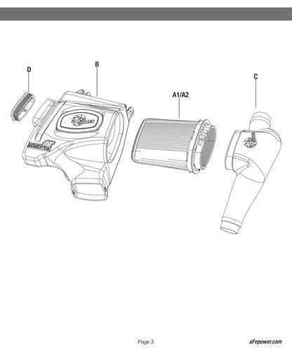 aFe Momentum Pro 5R Intake System | BMW 335i/is/xi (07-10) (54-76306)