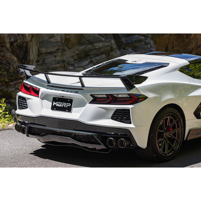 MBRP Active Quad Split Rear Exit Cat Back Exhaust | Chevrolet Corvette C8 (20-24) AFM Sims
