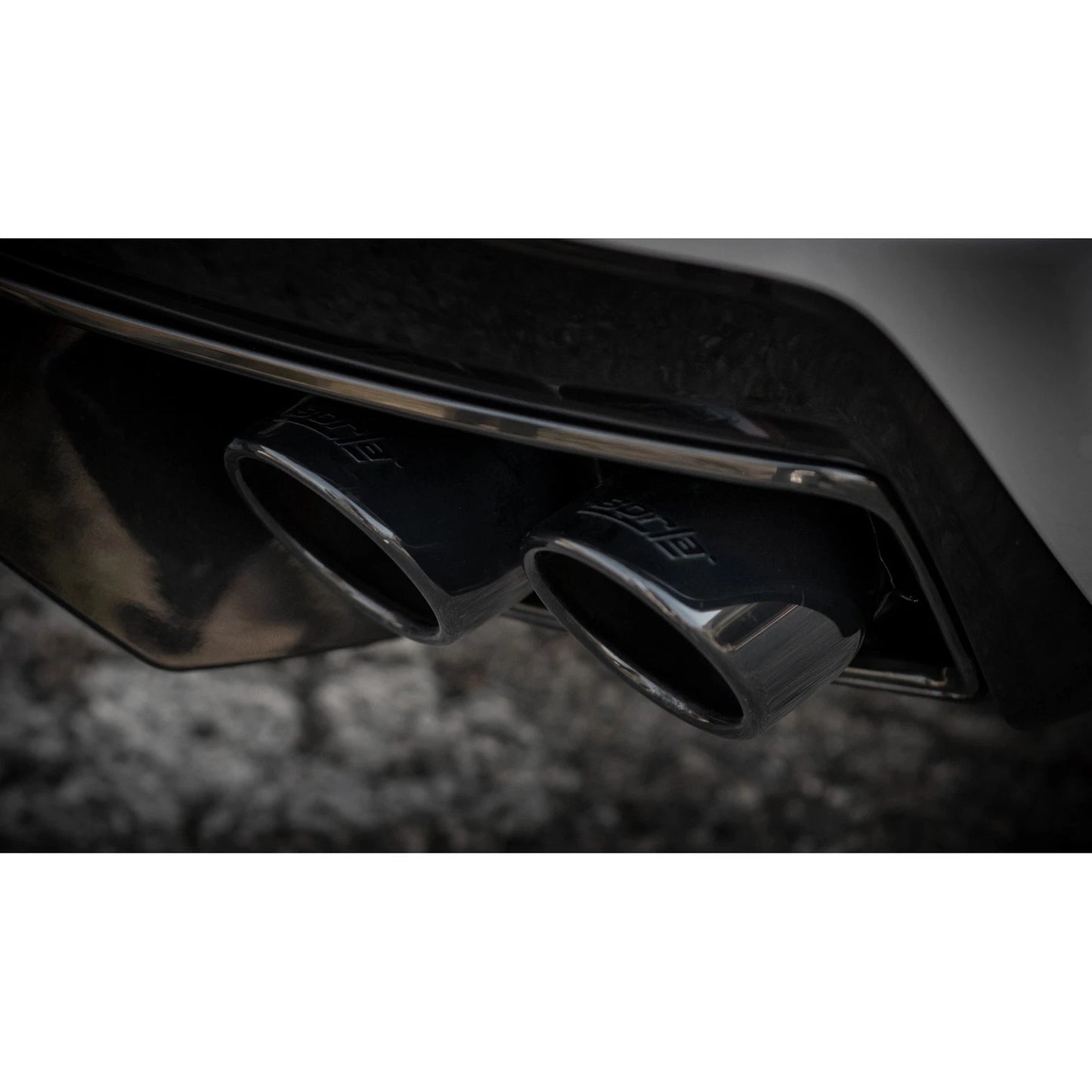 Borla 3in ATAK Catback Exhaust | Chevrolet Corvette 6.2L V8 (20-23) Black Chrome Tips