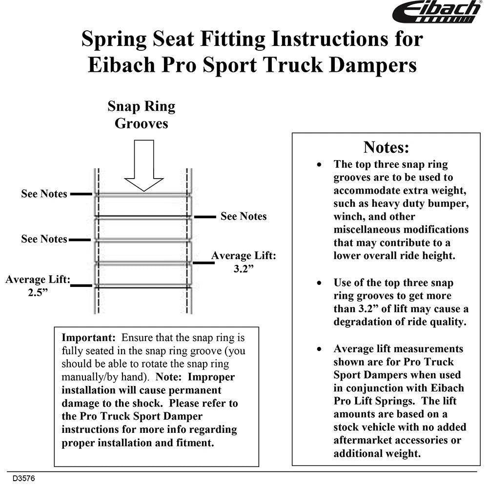 Eibach Front Coil Spring (Pair) for 2000-2006 Toyota Tundra