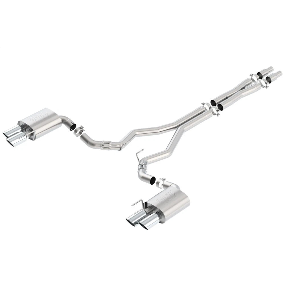 Borla Cat-Back Exhaust System - ATAK | 2018-2020 Ford Mustang Coupe 5.0L (140746)