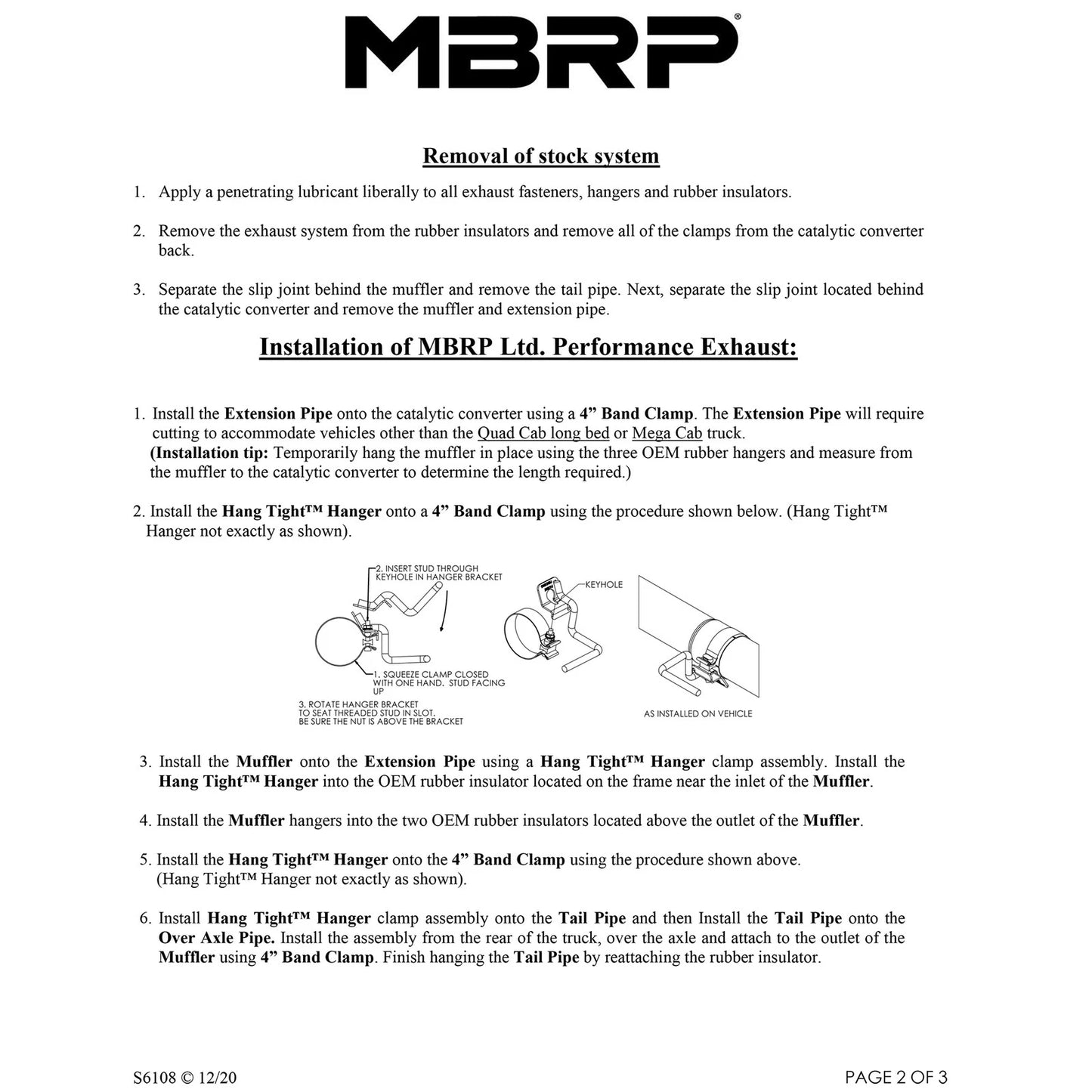 MBRP 4in Cat-Back Side Exit Exhaust | Ram 2500/3500 Cummins (04.5-07) (S6108AL)