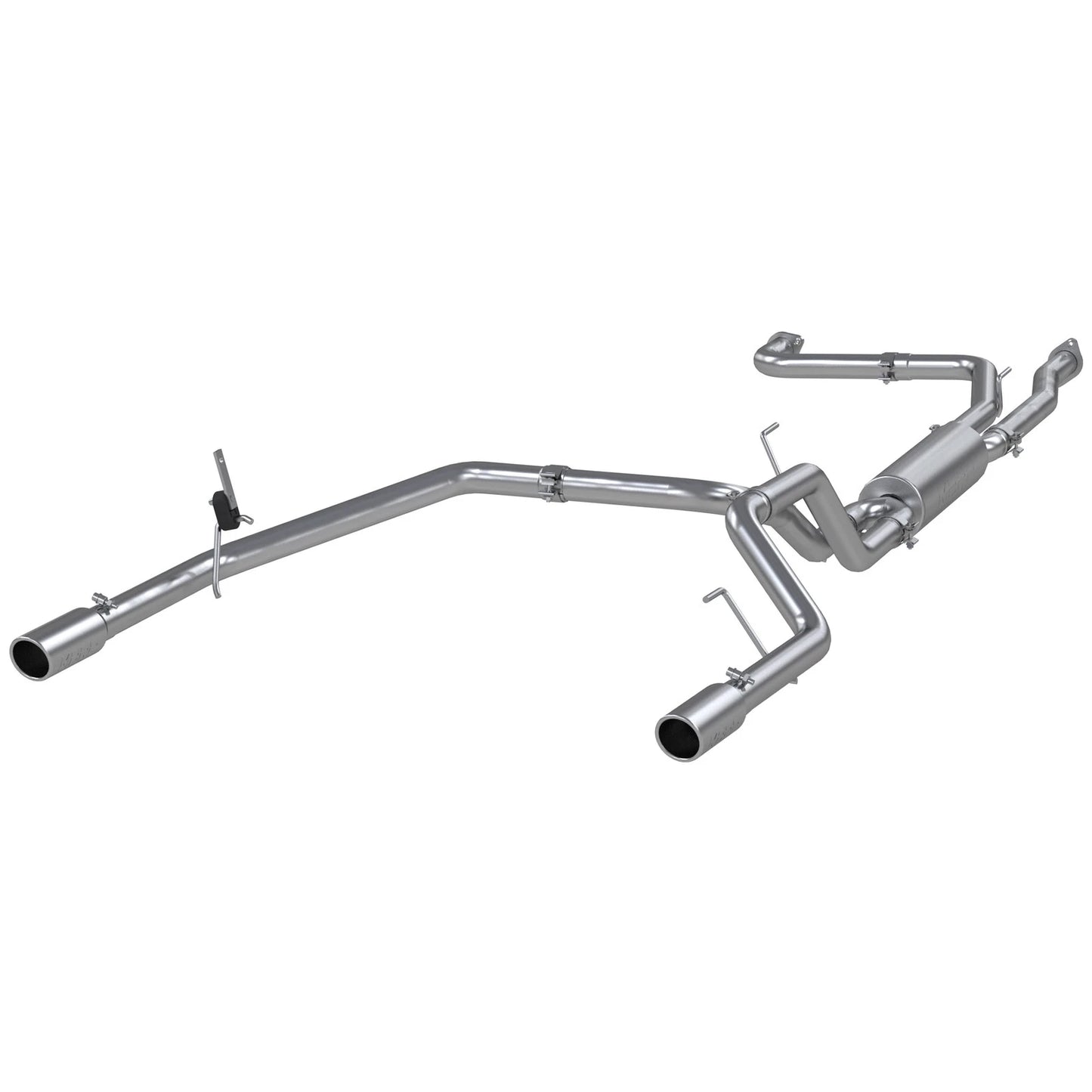 MBRP 2.5in. Cat-Back Dual Split Rear Exit Exhaust | Nissan Titan 5.6L EC/CC (04-09) (S5402409)