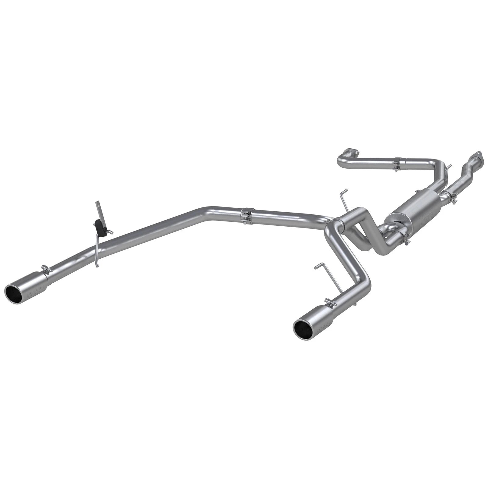 MBRP 2.5in. Cat-Back Dual Split Rear Exit Exhaust | Nissan Titan 5.6L EC/CC (04-09) (S5402409)
