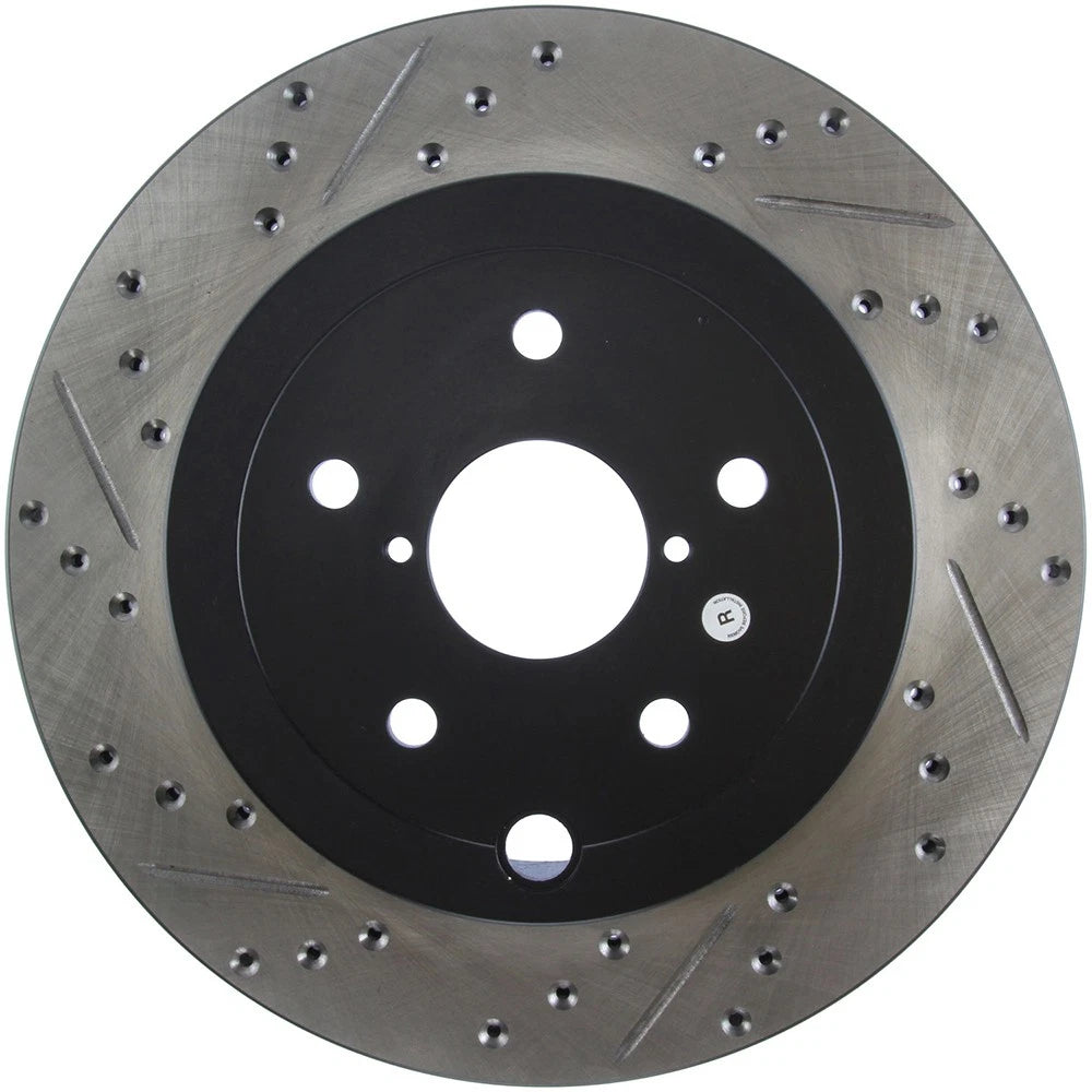 Stoptech Slotted And Drilled Sport Brake Rotor | 2008+ Subaru WRX STI (127.47030L)