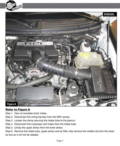 aFe Magnum FORCE Stage-2 Cold Air Intake V8 6.2L 10-12 F-150 | (54-11902-1)