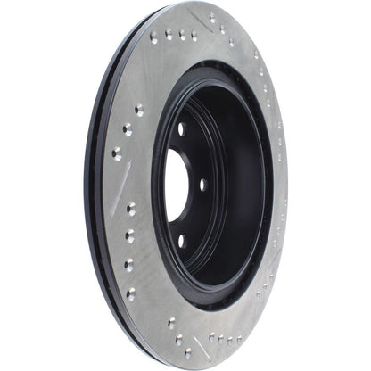 StopTech 127.42088R Rear Right Drilled Brake Rotor for 09-19 370Z / 09-18 Maxima