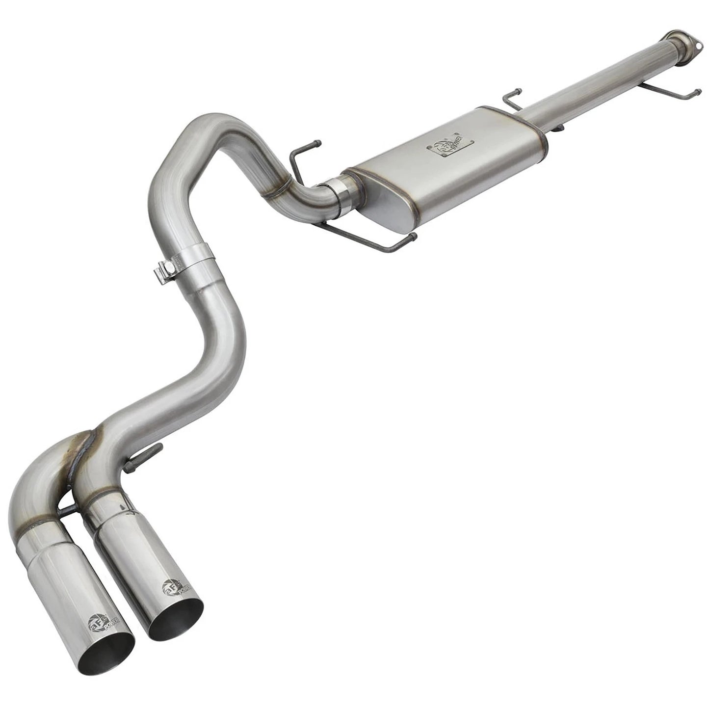 aFe 3in SS Cat-Back Exhaust w/ Mid-Side Tips | FJ Cruiser (07-14) (49-46030-P)