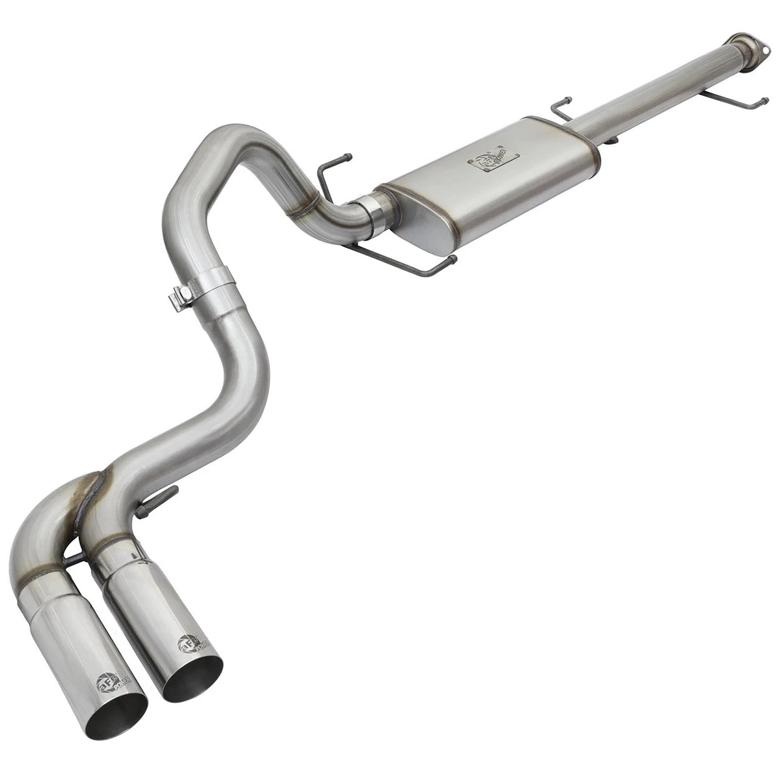 aFe 3in SS Cat-Back Exhaust w/ Mid-Side Tips | FJ Cruiser (07-14) (49-46030-P)