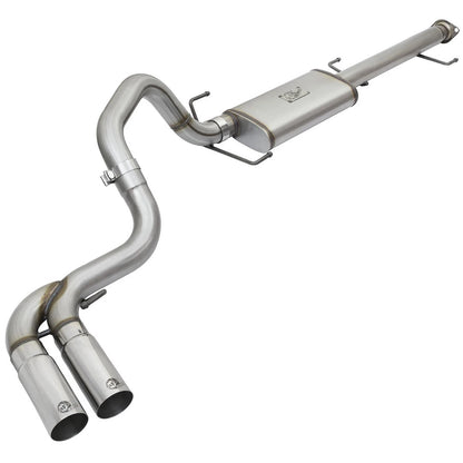 aFe 3in SS Cat-Back Exhaust w/ Mid-Side Tips | FJ Cruiser (07-14) (49-46030-P)