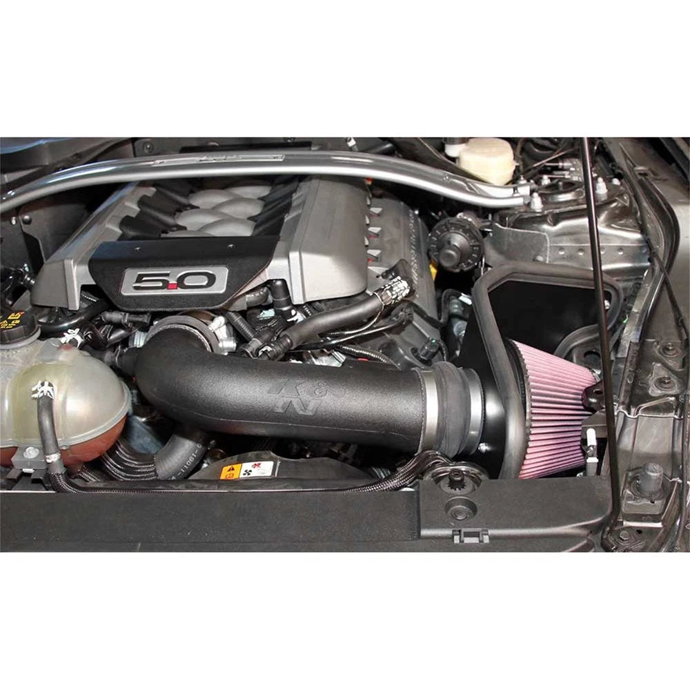 K&N 2015 Ford Mustang GT 5.0L V8 F/I Performance Intake Kit | Ford Mustang (15) (63-2590)