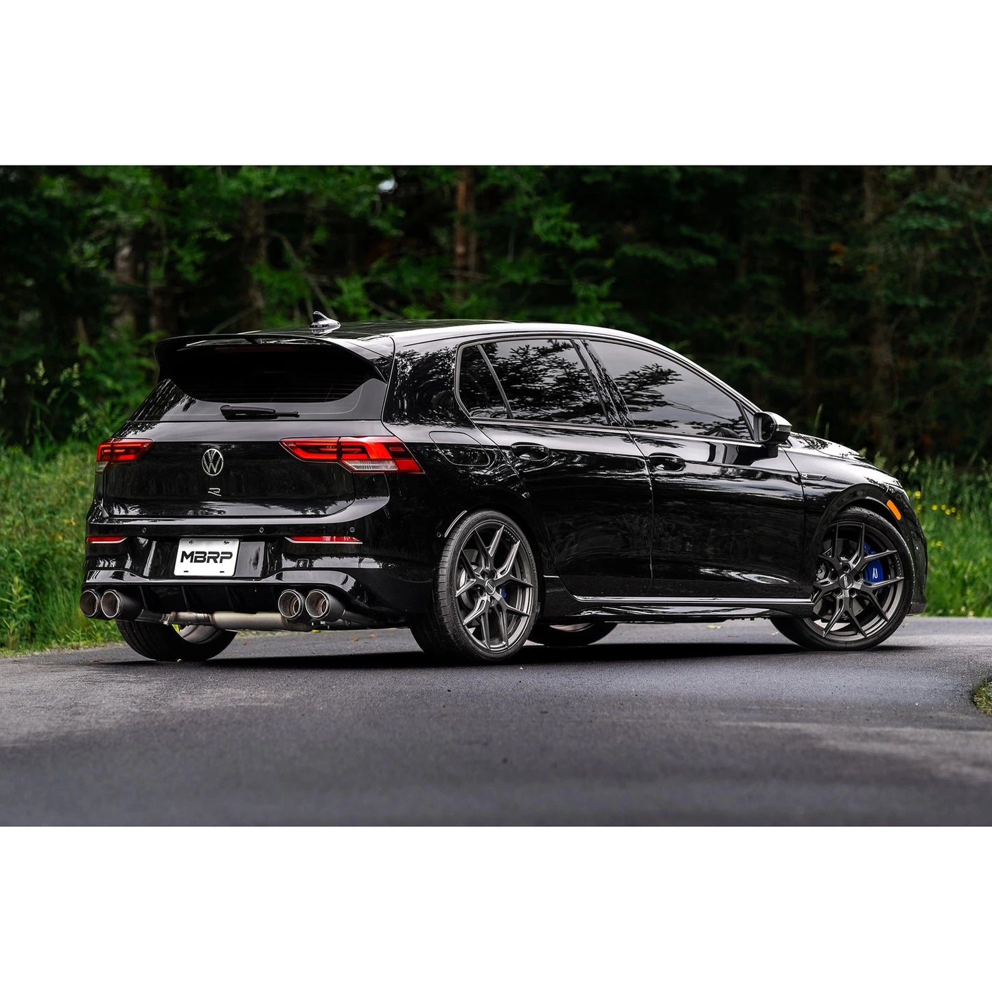 MBRP Stainless Steel 3" Cat-Back - 2.5" Quad Exit | 2022+ VW MK8 Golf R (S4613)