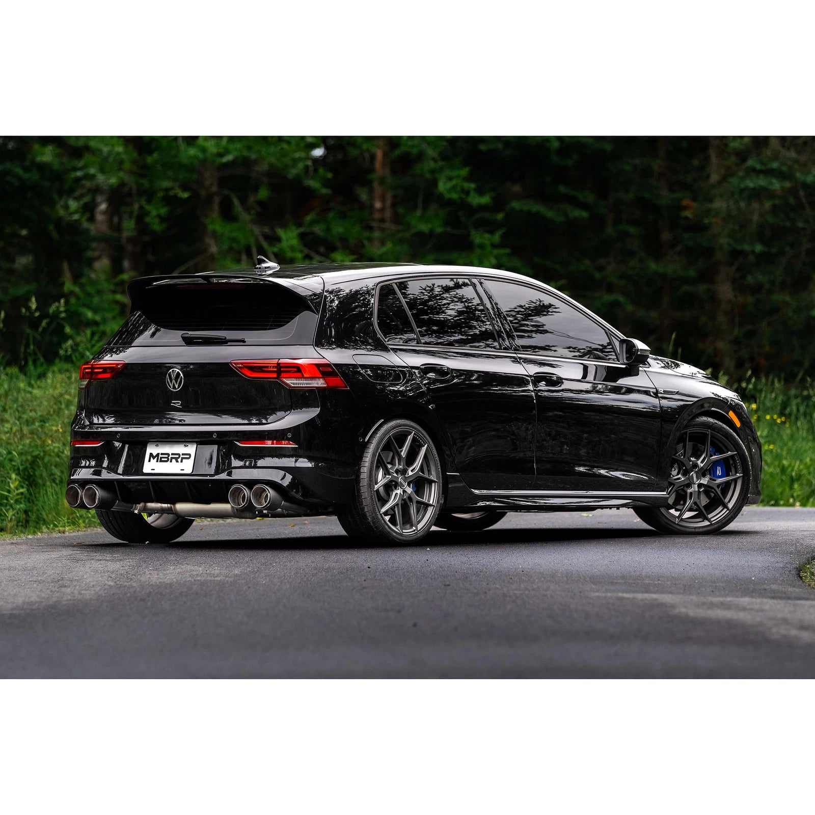 MBRP Stainless Steel 3" Cat-Back - 2.5" Quad Exit | 2022+ VW MK8 Golf R (S4613)