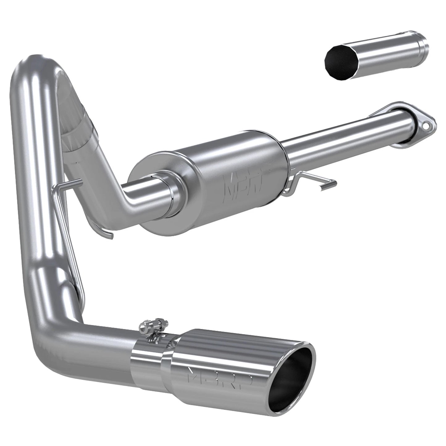 MBRP 3in Cat-Back Single Side Alum Exhaust System | Ford F-150 2.7L / 3.5L EcoBoost (15) (S5253AL)